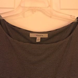 Athleta Dresses - Athleta Westwood Black & White stripe dress. NWT Athleta Dresses - Athleta Westwood Black & White stripe dress. NWT